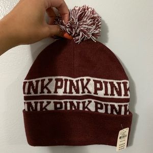BRAND NEW Pink Winter Pom Hat